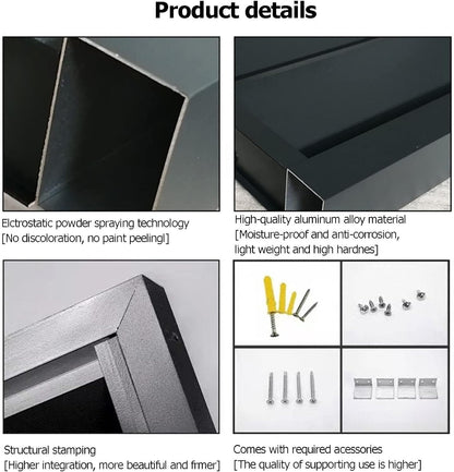 GENERIC Housse De Protection En Aluminium Pour Climatiseur Extérieur Et Support De Fleurs, Grille De Protection Pour Unités AC Et Pompes à Chaleur, Boîtier Autonome Pour Ordures Et Unités AC