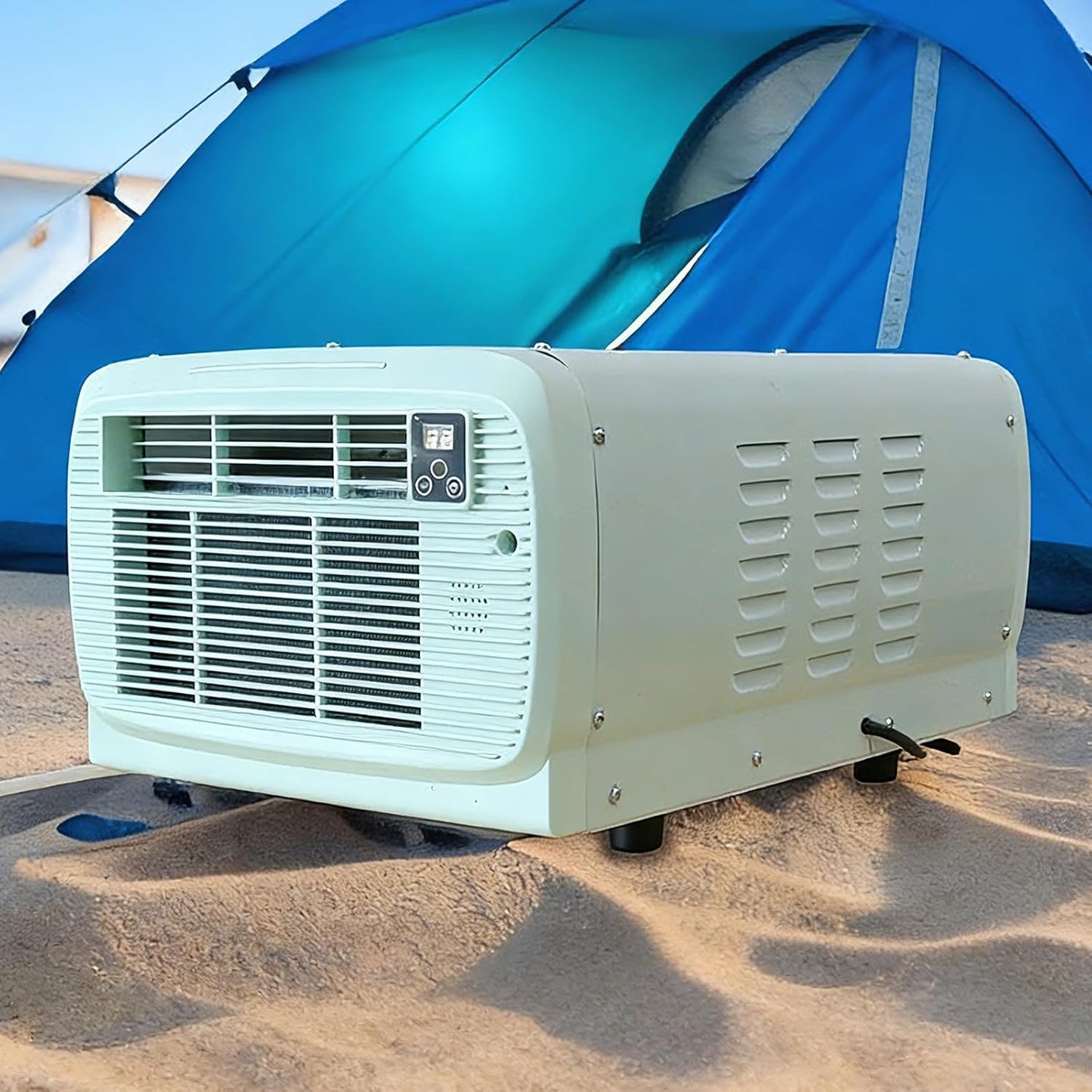 GENERIC Climatiseur Portable Avec Mode Déshumidificateur, Minuterie 12 Heures Et Contrôle De Bouton Pour La Chambre, L'appartement Ou Le Camping