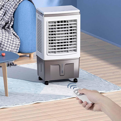 GENERIC Refroidisseur De Climatiseur Portable, Ventilateur à 3 Vitesses, Réservoir D'eau De 40 L, Ventilateur De Refroidissement 3 En 1 Avec Roues, Télécommande Pour Une Utilisation En Intérieur/extérieur