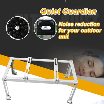  NALsa Mini Support De Climatiseur – Support De Support Pour Climatisation Divisé Résistant à La Rouille, Amortissement Des Vibrations, Idéal Pour Les Systèmes CVC Sans Conduit, Support Portable Au Sol