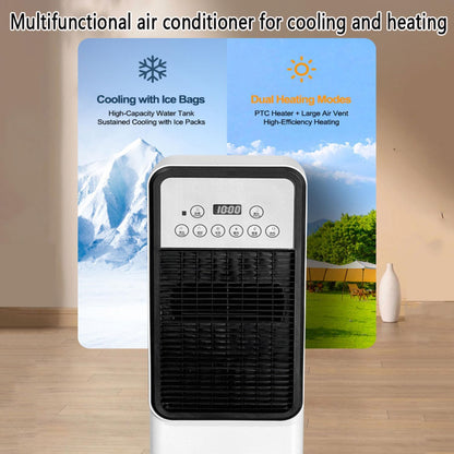 GENERIC Refroidisseur D'air évaporatif Portable Avec Réservoir 3L, 4 Modes, 3 Vitesses, 12H Minuterie, Télécommande, Refroidisseur De Marais Sans Fenêtre Pour La Chambre à Coucher, Pas De Tuyau Nécessaire