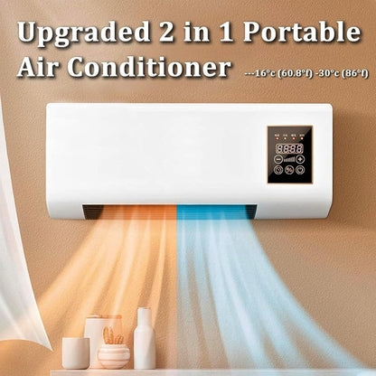  Ventilateur Portable à Air Climafy Split Max, Refroidissement Rapide Et Chauffage Sans Installation, Télécommande, Idéal Pour La Maison Et Le Bureau, Léger Et Efficace