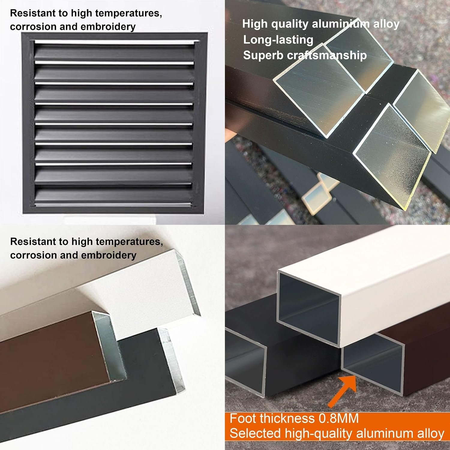 GENERIC Mini Climatiseur Et Housse De Pompe à Chaleur D'extérieur – Protection En Aluminium Pour Unités Extérieures, Résistante Aux Intempéries, S'adapte à La Plupart Des Marques, Design élégant De Clôture