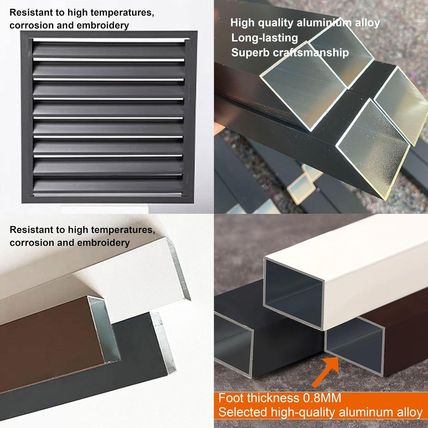 GENERIC Housse En Aluminium Durable Pour Climatiseurs MiniSplit Et Pompes à Chaleur - Protection Extérieure Résistante Aux Intempéries - Convient Aux Unités Extérieures