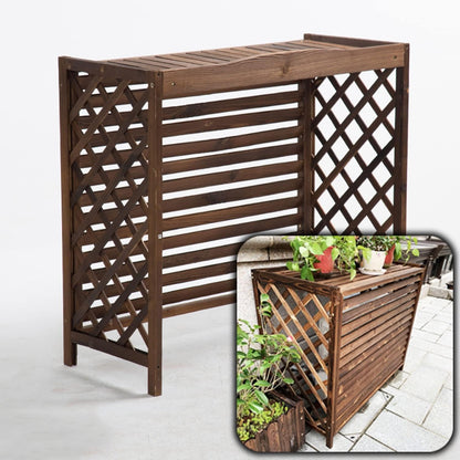  Housse De Protection Pour Climatiseur Extérieur, écran De Confidentialité Décoratif Pour Support De Fleurs, Housse De Protection Pour Climatiseur Central Toutes Saisons