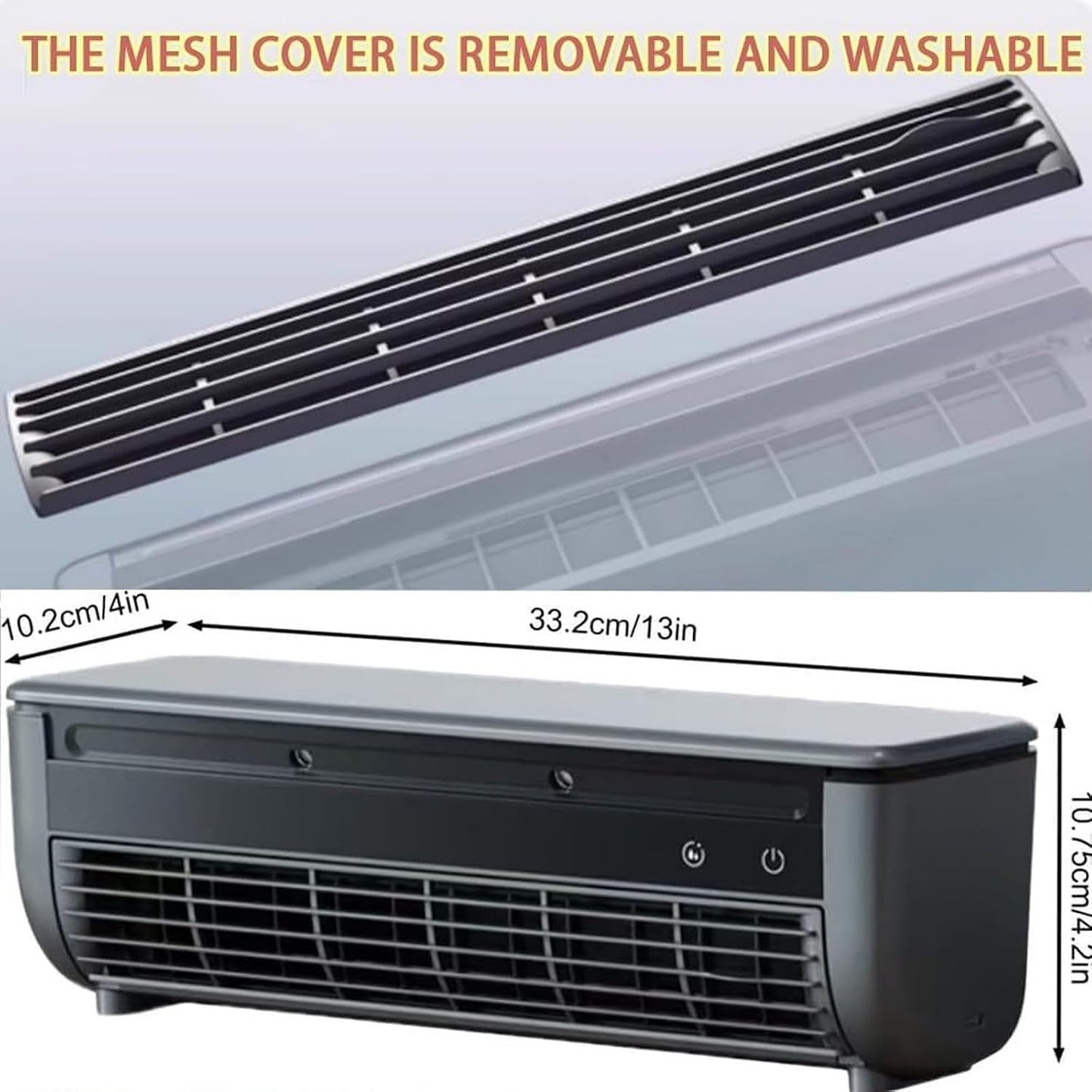  Climatiseur Mural Sans Fil Mini Ventilateur USB Rechargeable Drilling Installation Refroidissement Instantané Pour La Cuisine De Chambre à Coucher Bureau Fonctionnement Silencieux
