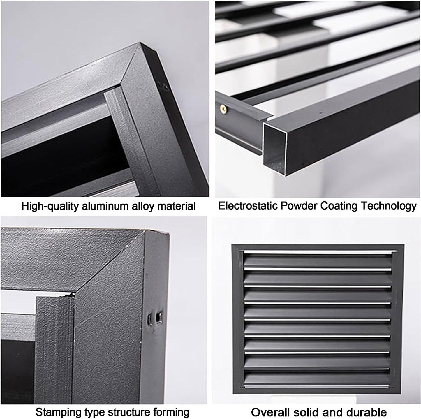 GENERIC Housse De Protection En Aluminium Pour Climatiseur Et Pompe à Chaleur, Résistante Aux Intempéries, Blanc Et Gris, 110 Cm, Parfaite Pour Une Protection Toute L'année
