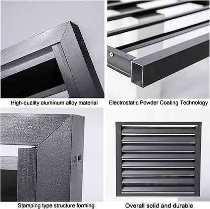 GENERIC Housse De Protection En Aluminium Pour Climatiseur Et Pompe à Chaleur, Résistante Aux Intempéries, Blanc Et Gris, 110 Cm, Parfaite Pour Une Protection Toute L'année