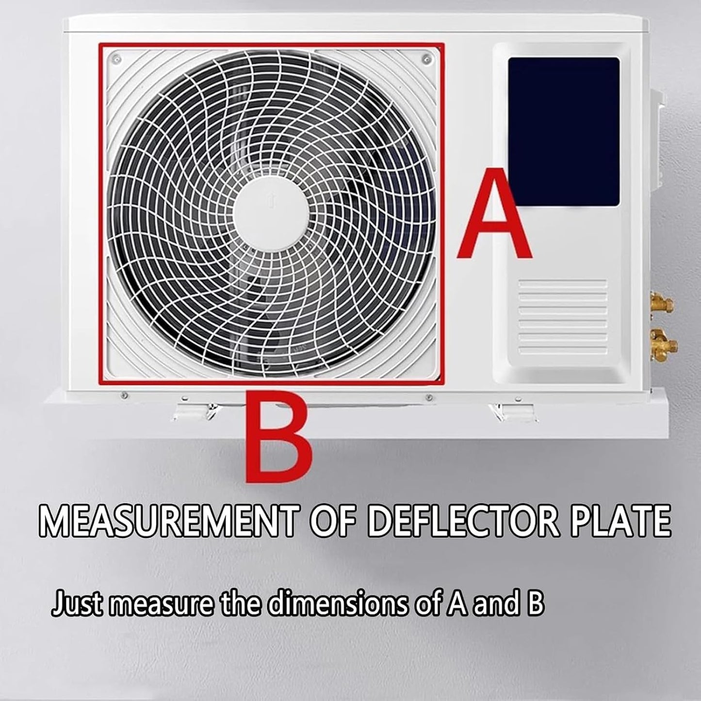 GENERIC Housse De Protection Pour Climatiseur Extérieur - Pour Pompe à Chaleur - 60 X 60 Cm - Protection Contre Les Intempéries Et L'efficacité énergétique