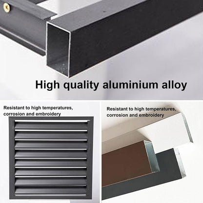 GENERIC Mini Climatiseur Et Housse De Pompe à Chaleur D'extérieur – Protection En Aluminium Pour Unités Extérieures, Résistante Aux Intempéries, S'adapte à La Plupart Des Marques, Design élégant De Clôture
