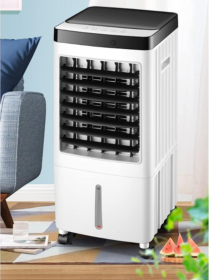  Climatiseur Portable 10L Déshumidificateur De Ventilateur De Refroidissement Sans Tuyau Avec 3 Vitesses Et Minuterie Pour Le Bureau à Domicile, Refroidisseur Sans Vent Sans énergie Conception Compacte