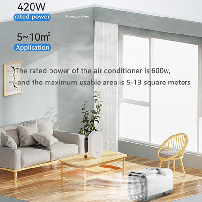 GENERIC Climatiseur Portable 4095 BTU à Refroidissement Rapide, Faible Consommation D'énergie, Ventilateur à Trois Vitesses, Fonction Minuterie Pour Camping, Camping-car, Voiture, Camion, Camionnette, Pêche
