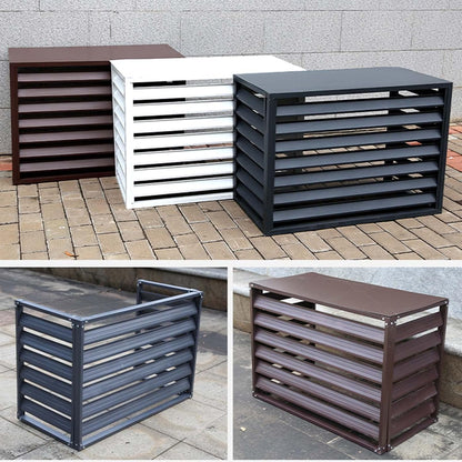 GENERIC Housse De Climatiseur Extérieur – Décorative, Autonome Pour Unités De Climatisation Et Ordures, Résistante Aux Intempéries 110 X 60 X 80 Cm (L X L X H) Et Ion élégant