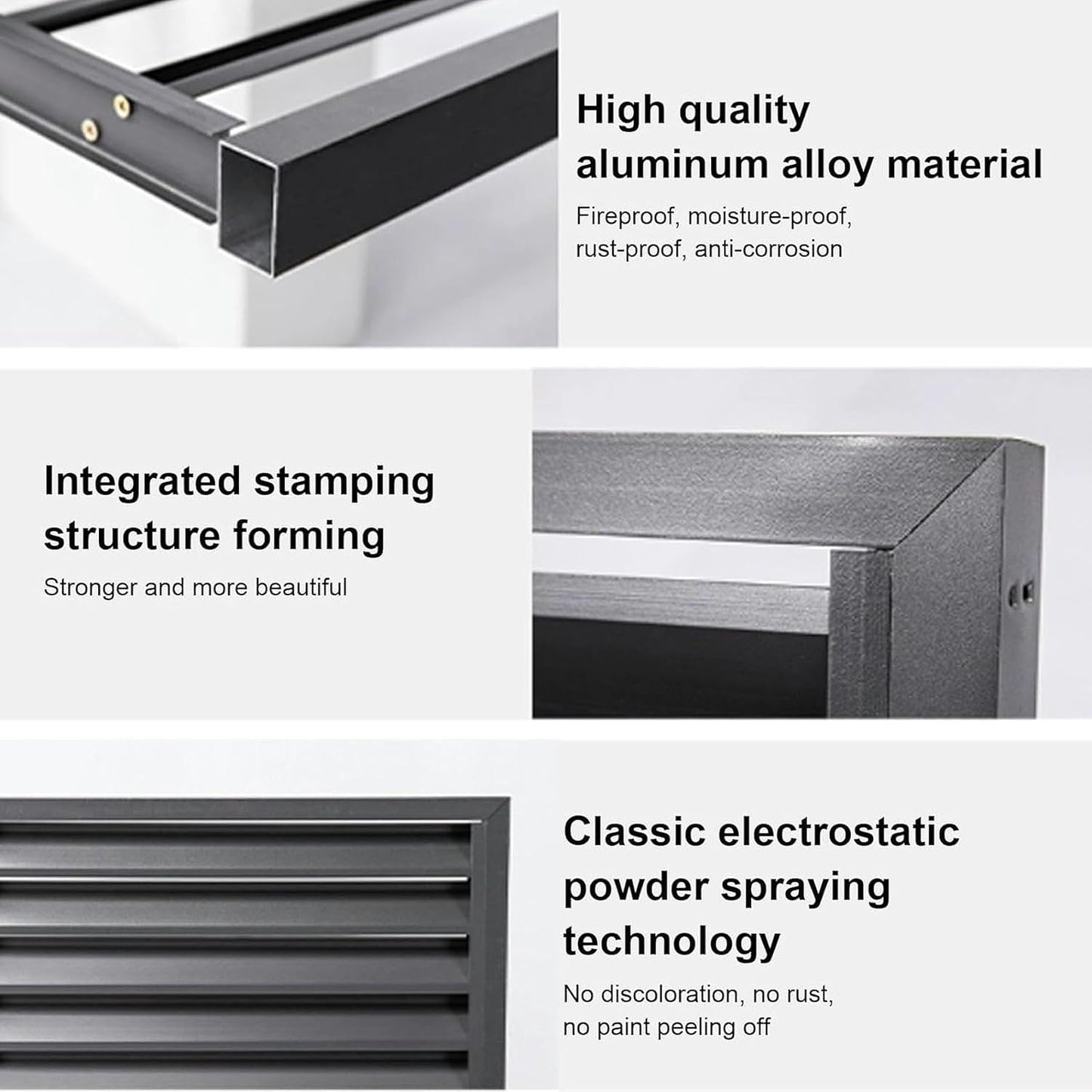 GENERIC Coque En Aluminium Pour Mini Unités Séparées, Protection De Climatiseur Extérieur, Housse De Pompe à Chaleur Résistante Aux Intempéries, Protection Contre Les UV, Utilisation En Toutes Saisons