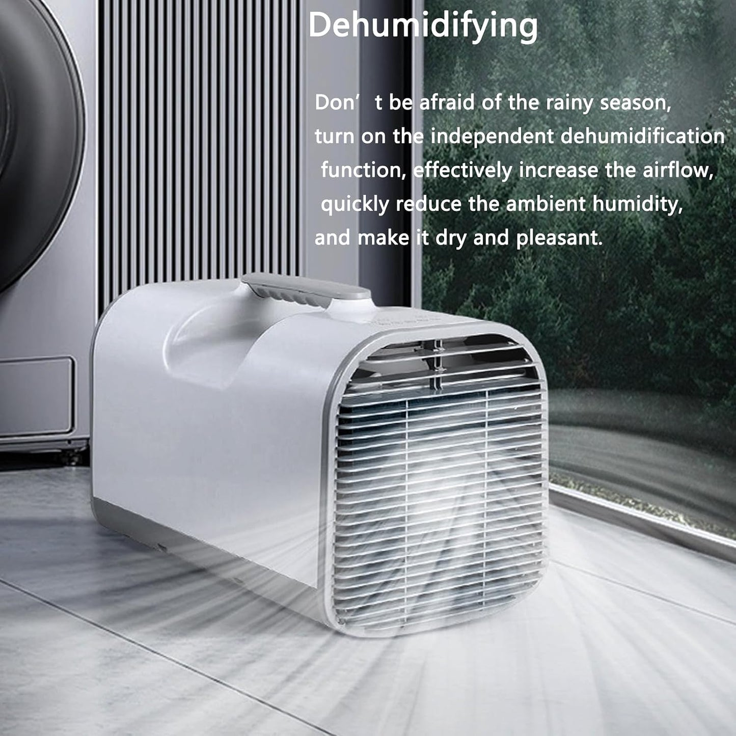 GENERIC Climatiseur Portable 4095 BTU à Refroidissement Rapide, Faible Consommation D'énergie, Ventilateur à Trois Vitesses, Fonction Minuterie Pour Camping, Camping-car, Voiture, Camion, Camionnette, Pêche