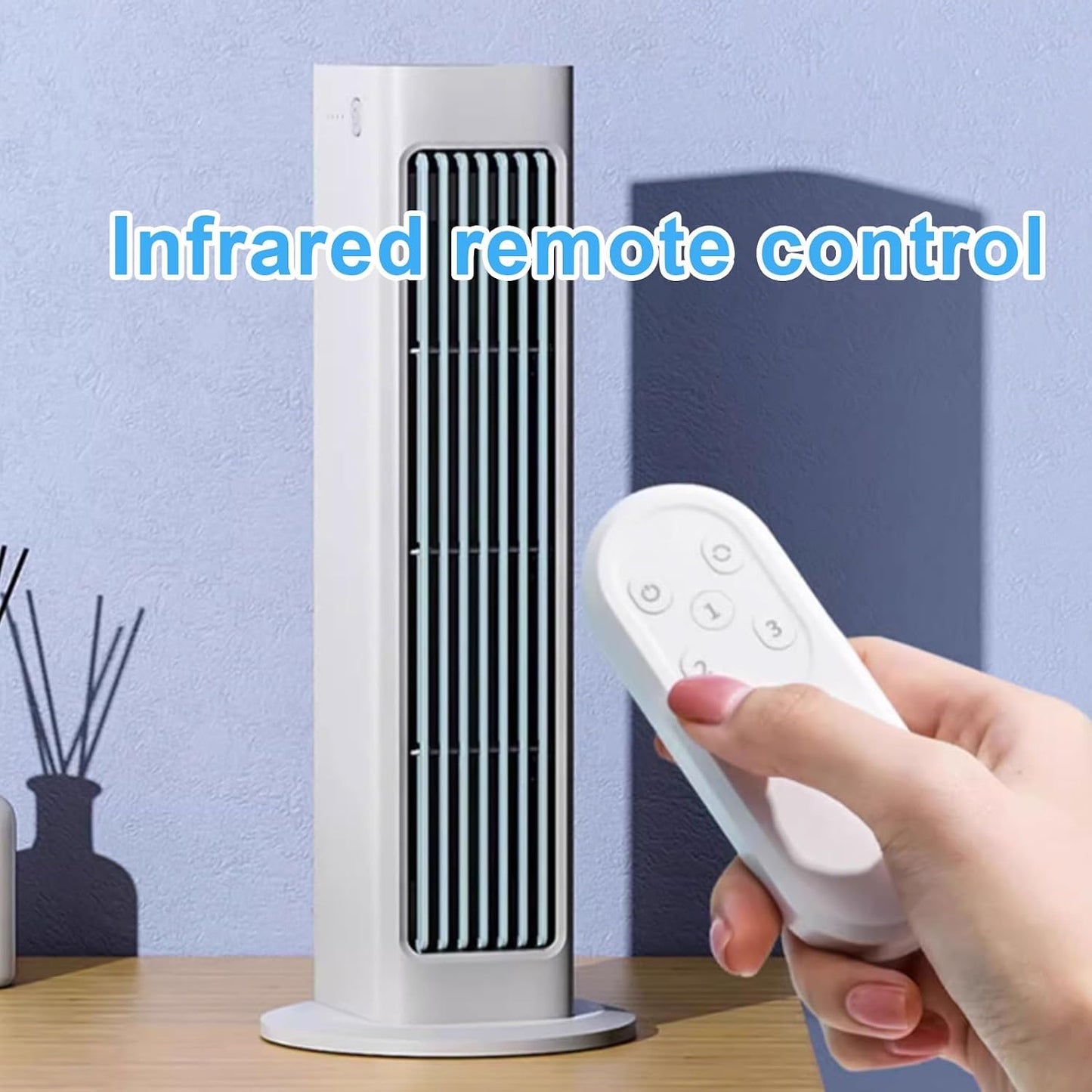  Refroidisseur D'air Portable Sans Fenêtre Nécessaire, Ventilateur Sans Lame à 3 Vitesses Avec Télécommande, Longue Conduit Pour Le Refroidissement De Bureau De Bureau De Bureau De Bureau