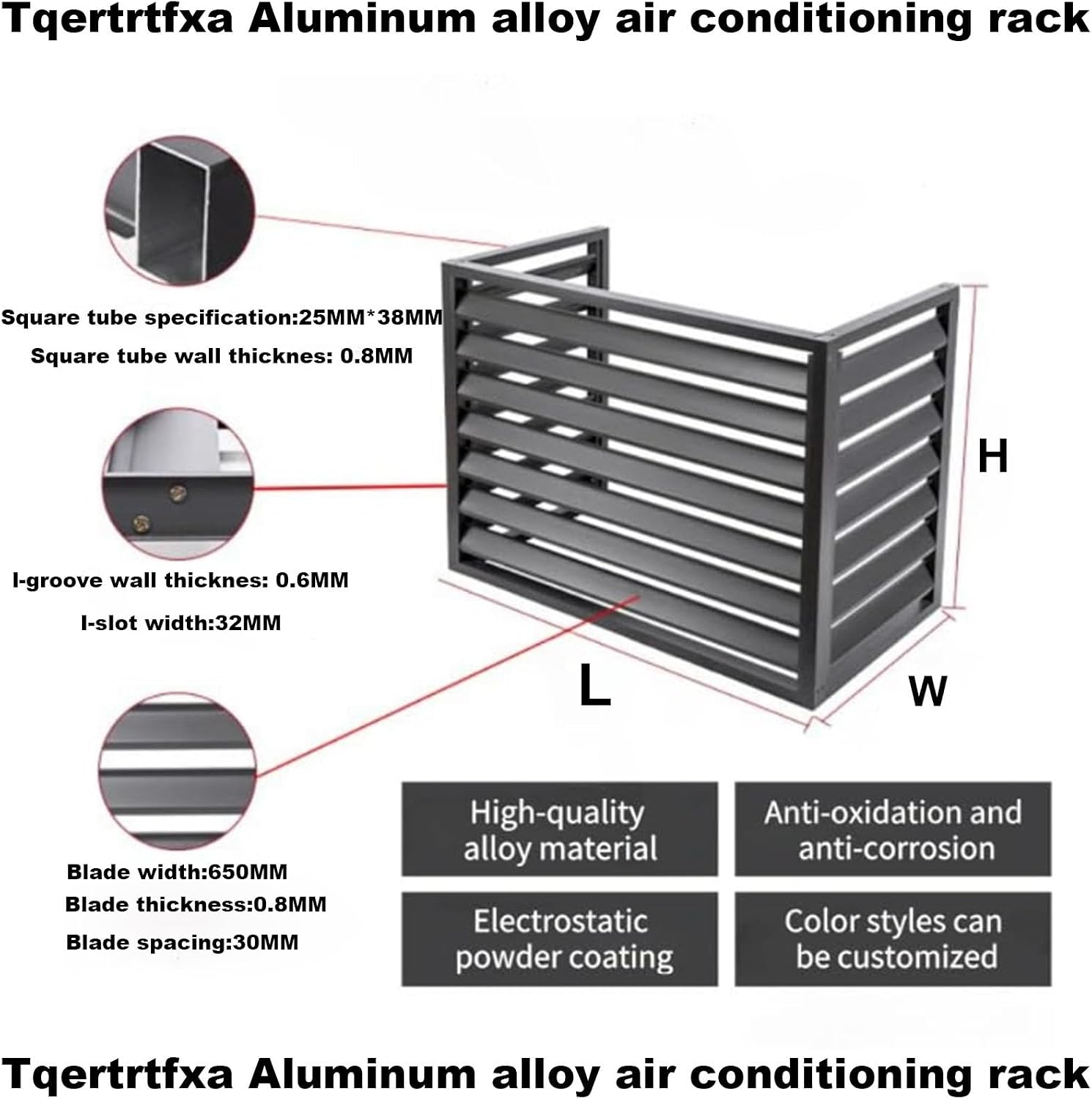 GENERIC Housse De Protection En Aluminium Pour Climatiseurs - Pour Mini Fentes Et Pompes à Chaleur - Résistante Aux Intempéries - Blanc - Idéale Pour Une Utilisation En Intérieur/extérieur - Solution De