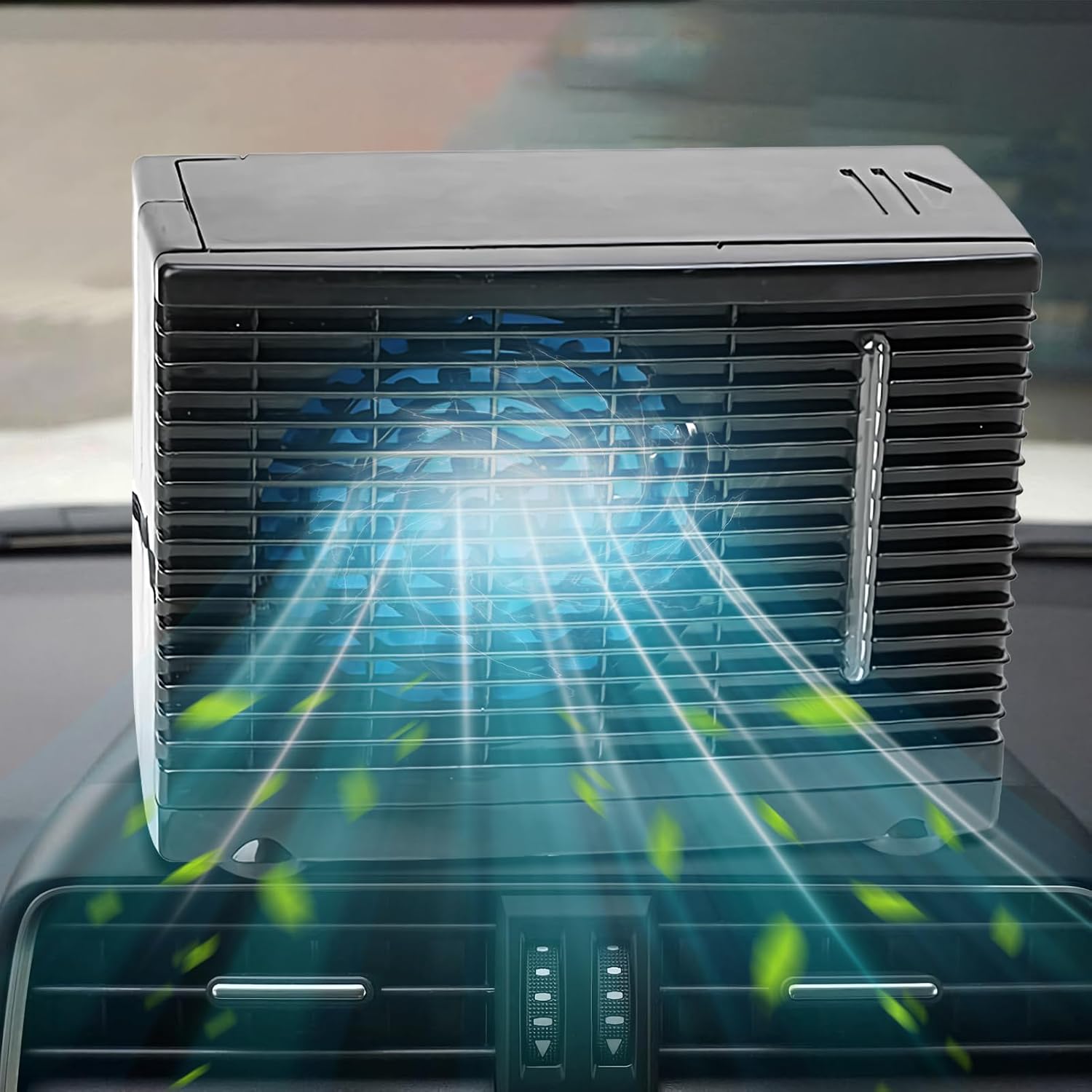  Climatiseur De Voiture Portable - Refroidisseur D'air Portable Pour La Voiture - 12v Appliance De Refroidissement Par évaporation De L'eau Pour Camion RV Trip Trip Basement Garage