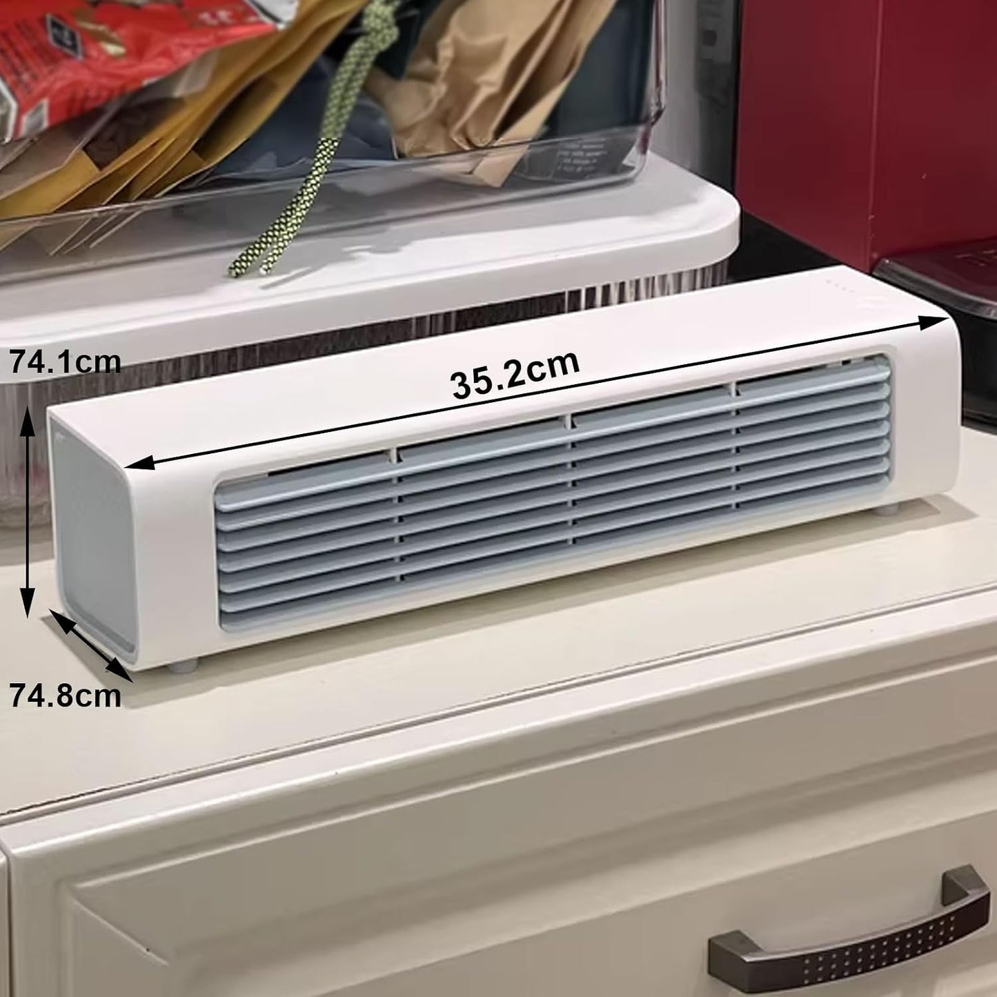  Ventilateur De Climatiseur Mural Portable, Sans Fenêtre Nécessaire, 3 Vitesses Oscillant Avec Télécommande, Sans Lame Cool Air Outlet Pour Bureau à Chambre à Coucher, Refroidisseur De Salle Sans Fil C