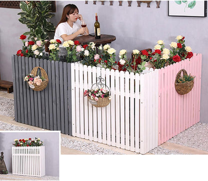 GENERIC Clôture En Bois Massif Pour Climatiseur – Housse Anti-corrosion Pour Meubles D'extérieur – 100 X 30 X 80 Cm – Solution élégante Pour Climatisation