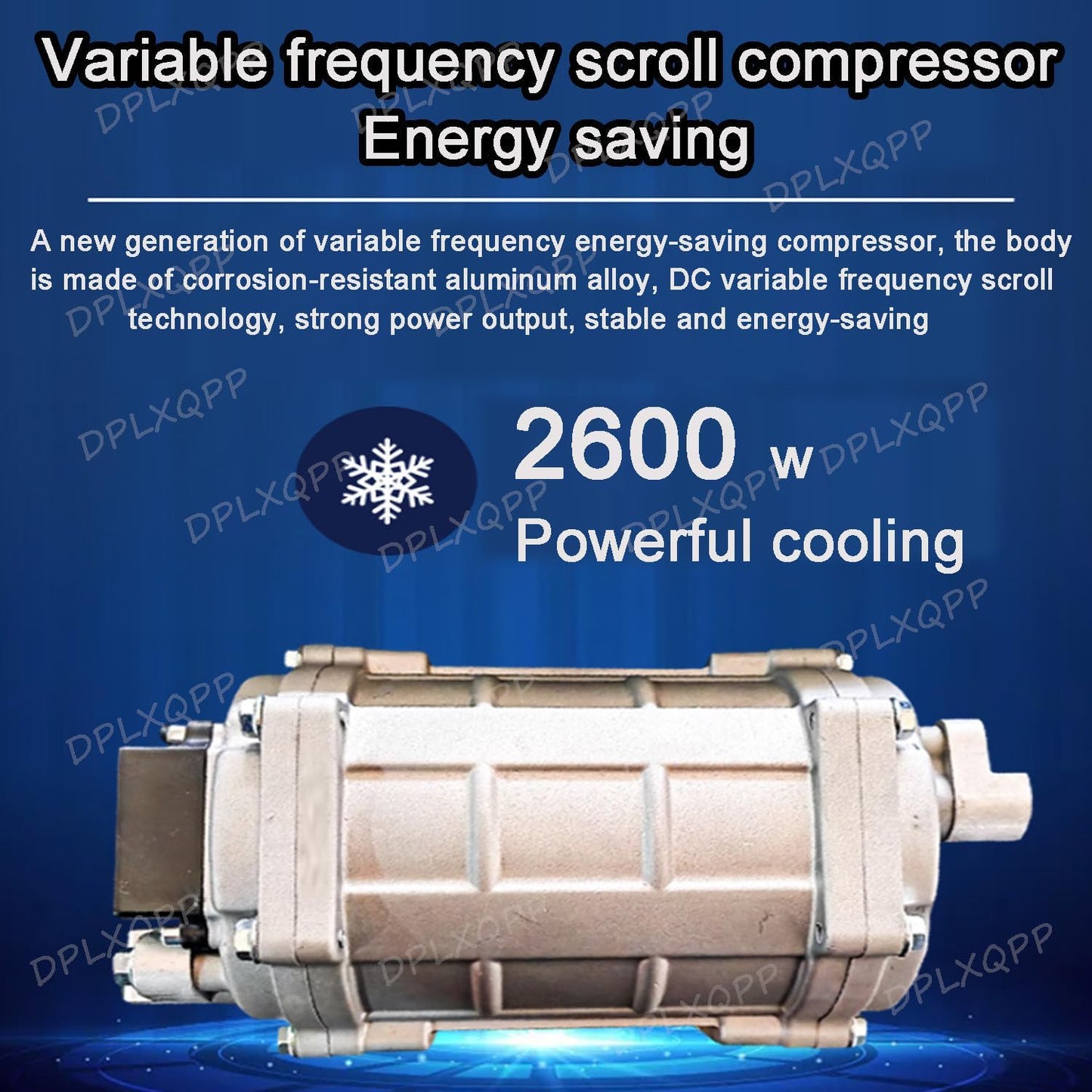 GENERIC Climatiseur à Double Ventilateur à Fréquence Variable, Capacité De Refroidissement De 1800 W/2600 W, Design à Faible Bruit Pour Un Sommeil Paisible, Installation Sur Le Toit De Camion/camping-car 12 V
