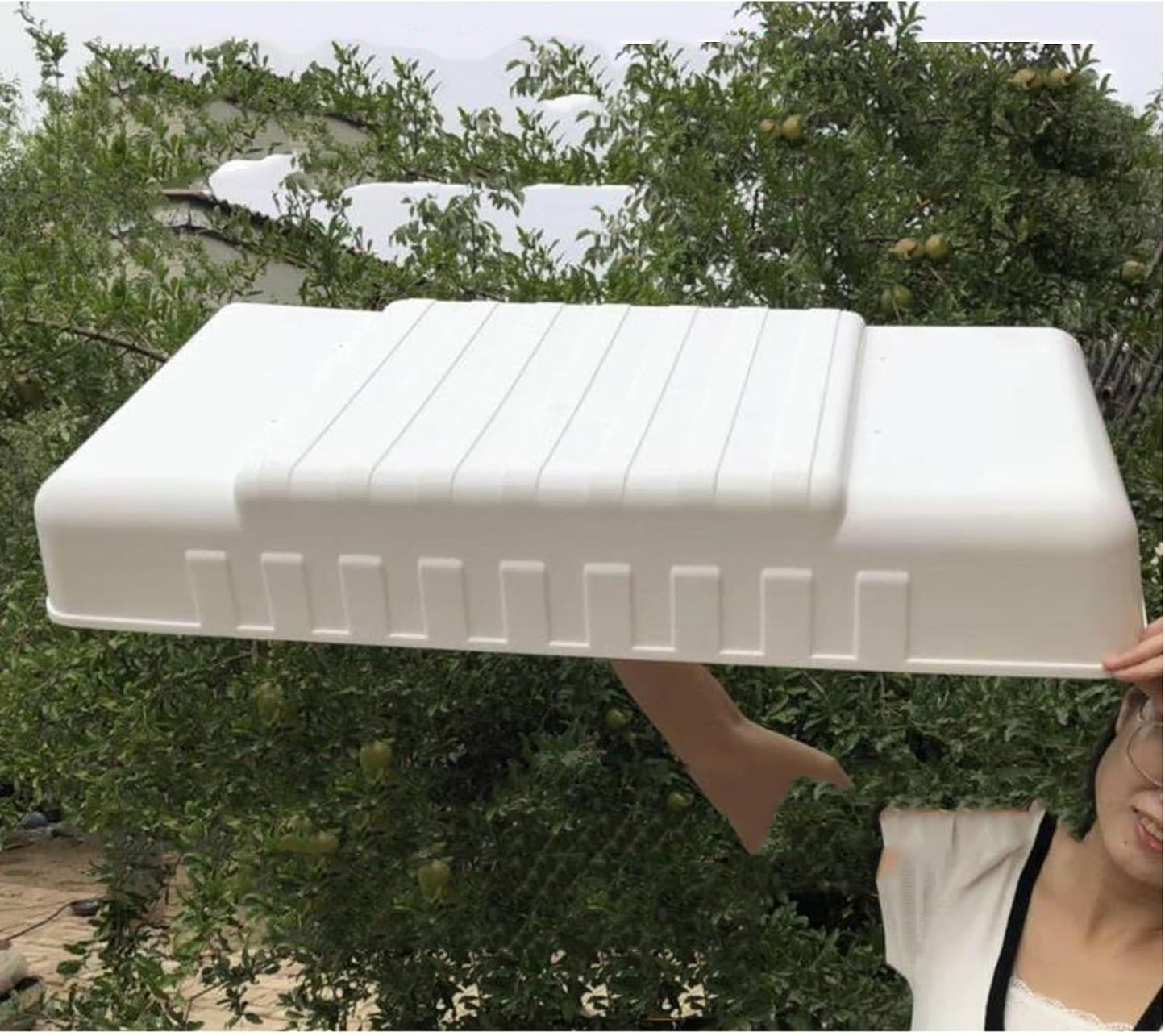 GENERIC Couvercle Pour Unité Compresseur à Condensateur Mini Pompe à Chaleur Divisée Extérieure - Protection Climatiseur Fenêtre étanche Unité Climatisation