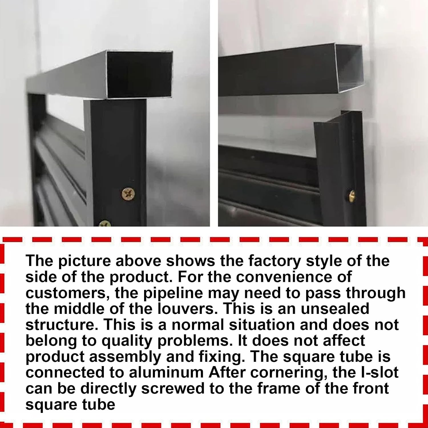 GENERIC Housse De Protection En Aluminium Pour Climatiseur – Protection Pour Pompe à Chaleur Extérieure – Gris Louve – Résistant Aux Intempéries – Clôture élégante Pour Unités D'intérieur/extérieur