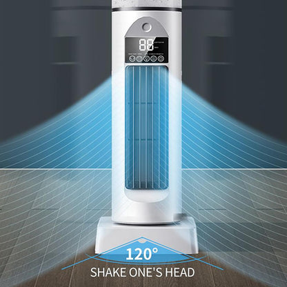  Ventilateur AC Portable – Climatiseur D'air Frais, Refroidisseur Silencieux Sans Pales Avec 6 Vitesses, Télécommande, Réservoir D'eau, Humidificateur Avec Minuterie De 6 Heures Pour Chambre à