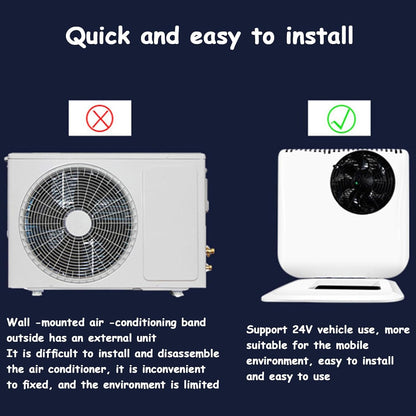 GENERIC Climatiseur De Toit Pour Camping-car, Bus, Camionnette, Camion | Basse Tension Et économe En énergie 12 V