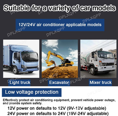 GENERIC Climatiseur à Double Ventilateur à Fréquence Variable, Capacité De Refroidissement De 1800 W/2600 W, Design à Faible Bruit Pour Un Sommeil Paisible, Installation Sur Le Toit De Camion/camping-car 12 V