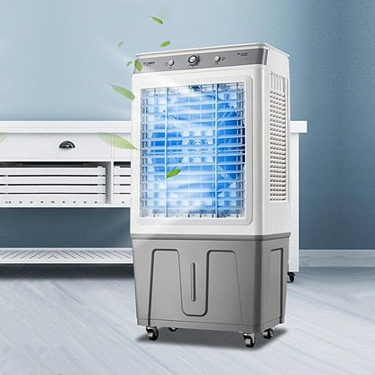  Climatiseur Mobile 3 En 1, Refroidisseur D'air, 3 Vitesses, Réservoir De 45 L, Oscillation, Télécommande, Refroidissement Rapide, Portable, Silencieux