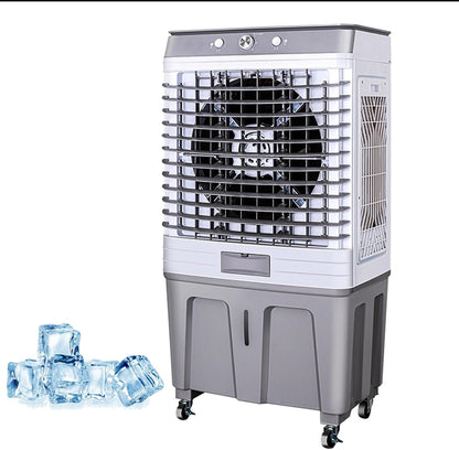 GENERIC Refroidisseur D'air Par évaporation, Réservoir D'eau De 60 L, Oscillation à 120°, 3 Modes Et Vitesses Du Vent, Idéal Pour Une Utilisation Commerciale En Extérieur
