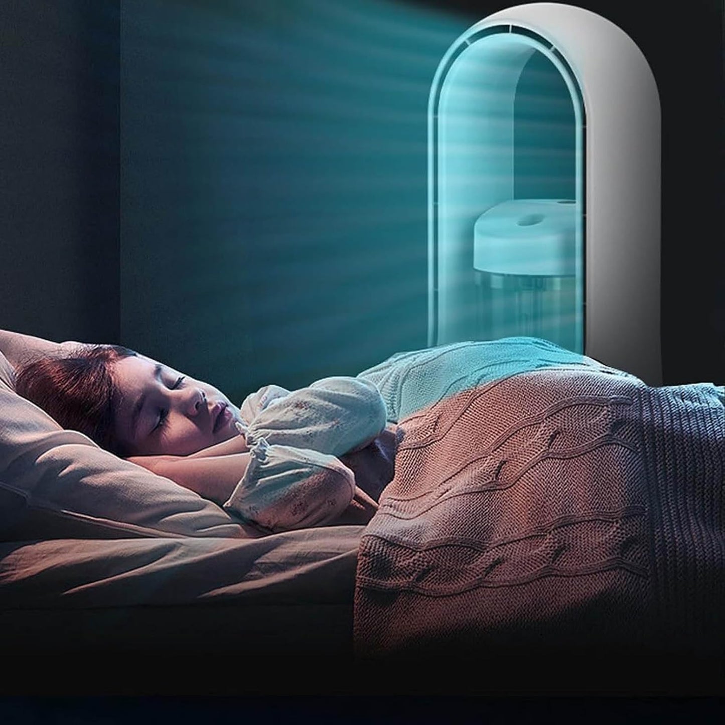 GENERIC Climatiseur Portable Rechargeable Sans Ventilateur, 6 Niveaux De Vitesse, 1 à 3 Heures D'autonomie, Refroidisseur D'air évaporatif En ABS Léger Pour La Maison Et Le Bureau