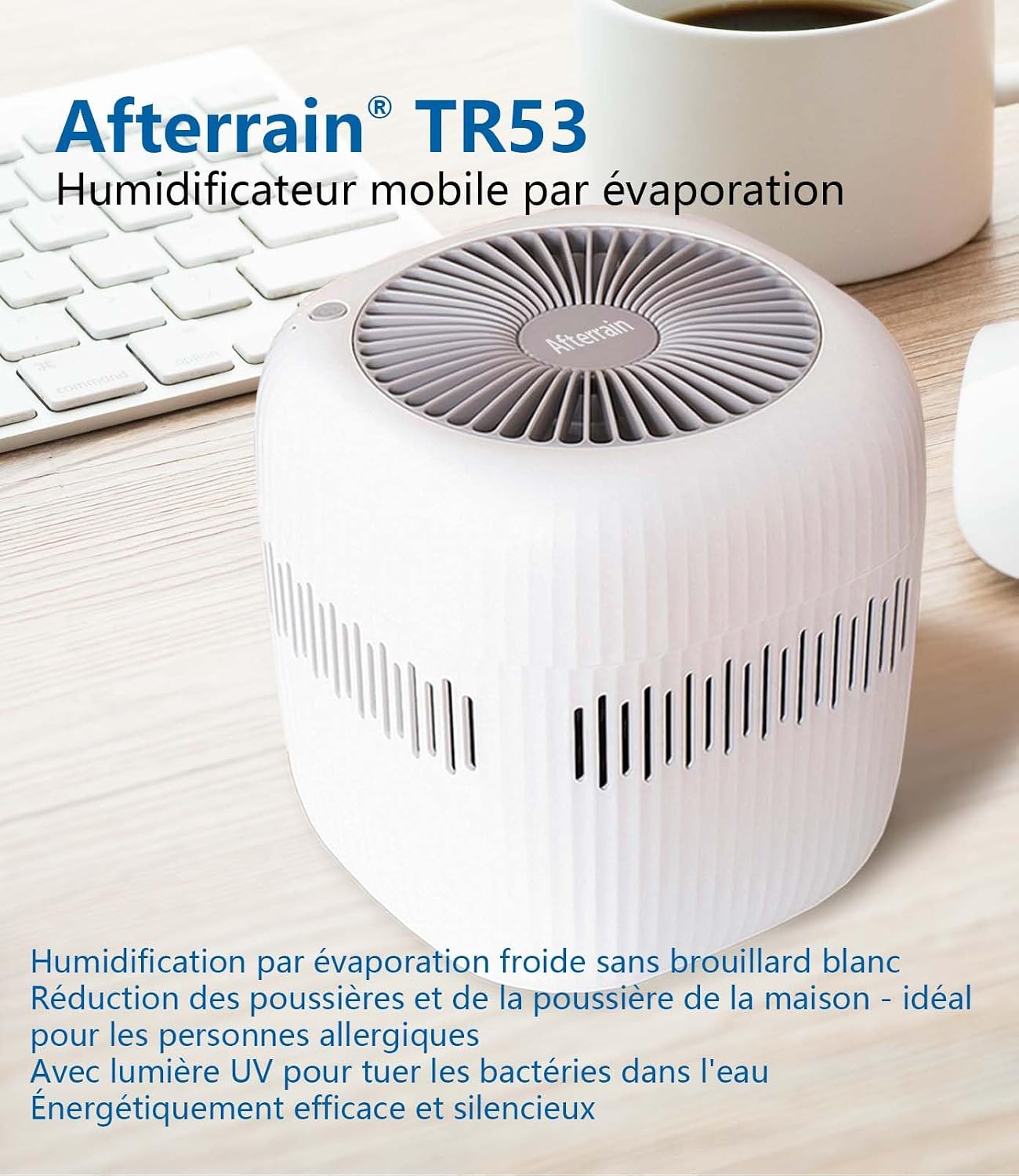  Mini Humidificateur 2,5 Litres, Humidificateur D'air Pour Chambre à Coucher, Bureau, Hôtel, Chambre à Coucher, USB, Sans Brouillard, Petite Chambre D'enfant, Batterie De Bébé
