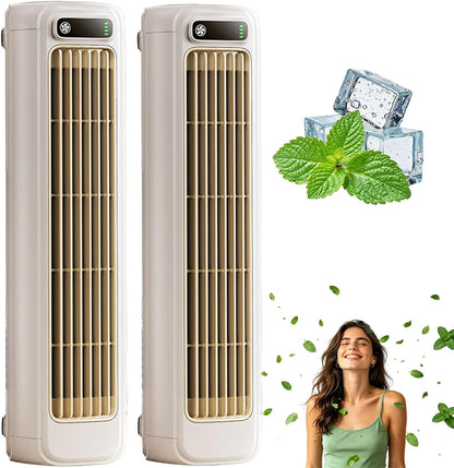  Coldeeze Cooling Ace - Rafraichisseur D’Air Portable, 150 Btus, 3 Vitesses, Silencieux, Longue Autonomie, IdéAl Pour Une Utilisation Dans Une Chambre Ou Un Bureau (Bleu)
