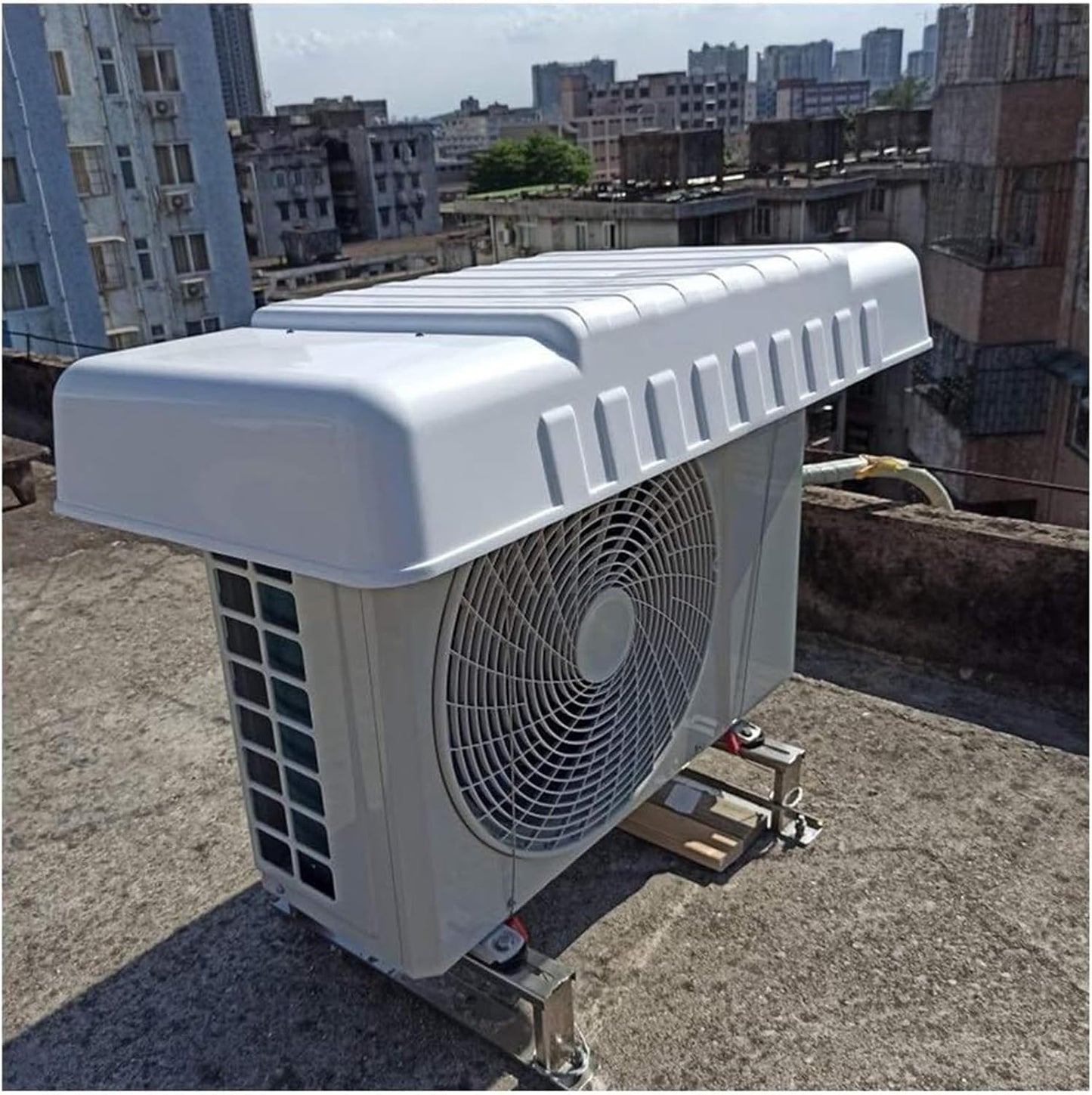 GENERIC Couvercle Pour Unité Compresseur à Condensateur Mini Pompe à Chaleur Divisée Extérieure - Protection Climatiseur Fenêtre étanche Unité Climatisation