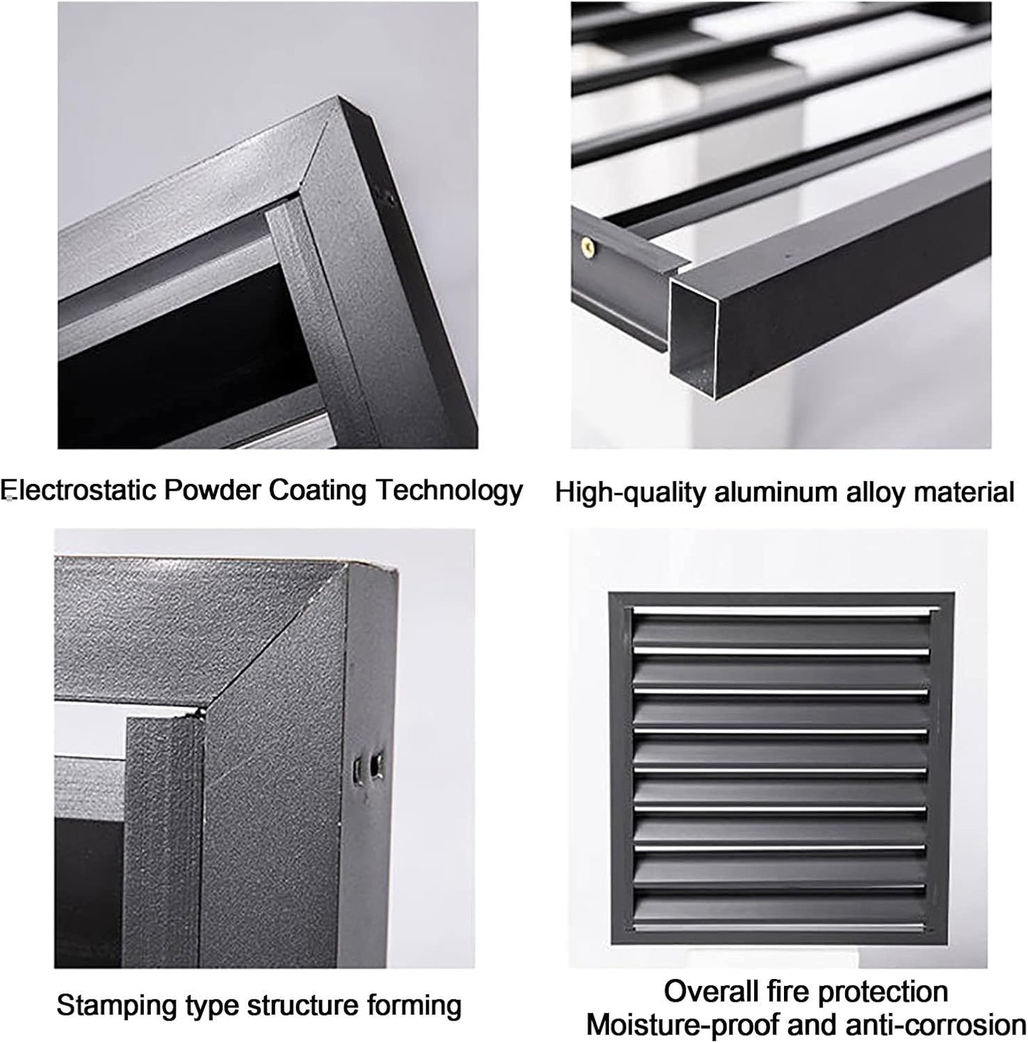  Housse De Climatiseur Extérieur, Protection De Pompe à Chaleur, Protection D'écran En Aluminium Pour Clôture De Jardin, Résistant Aux Intempéries Et (couleur : Blanc)