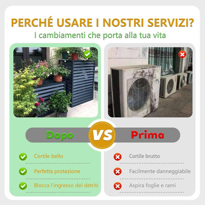 GENERIC Housse De Pompe à Chaleur Extérieure Toutes Saisons Pour Climatiseur – Protection D'unité AC Résistante Aux Intempéries Pour Unités 1,5P Dimensions L100W50H70 Et Bouclier Résistant Aux Intempéries