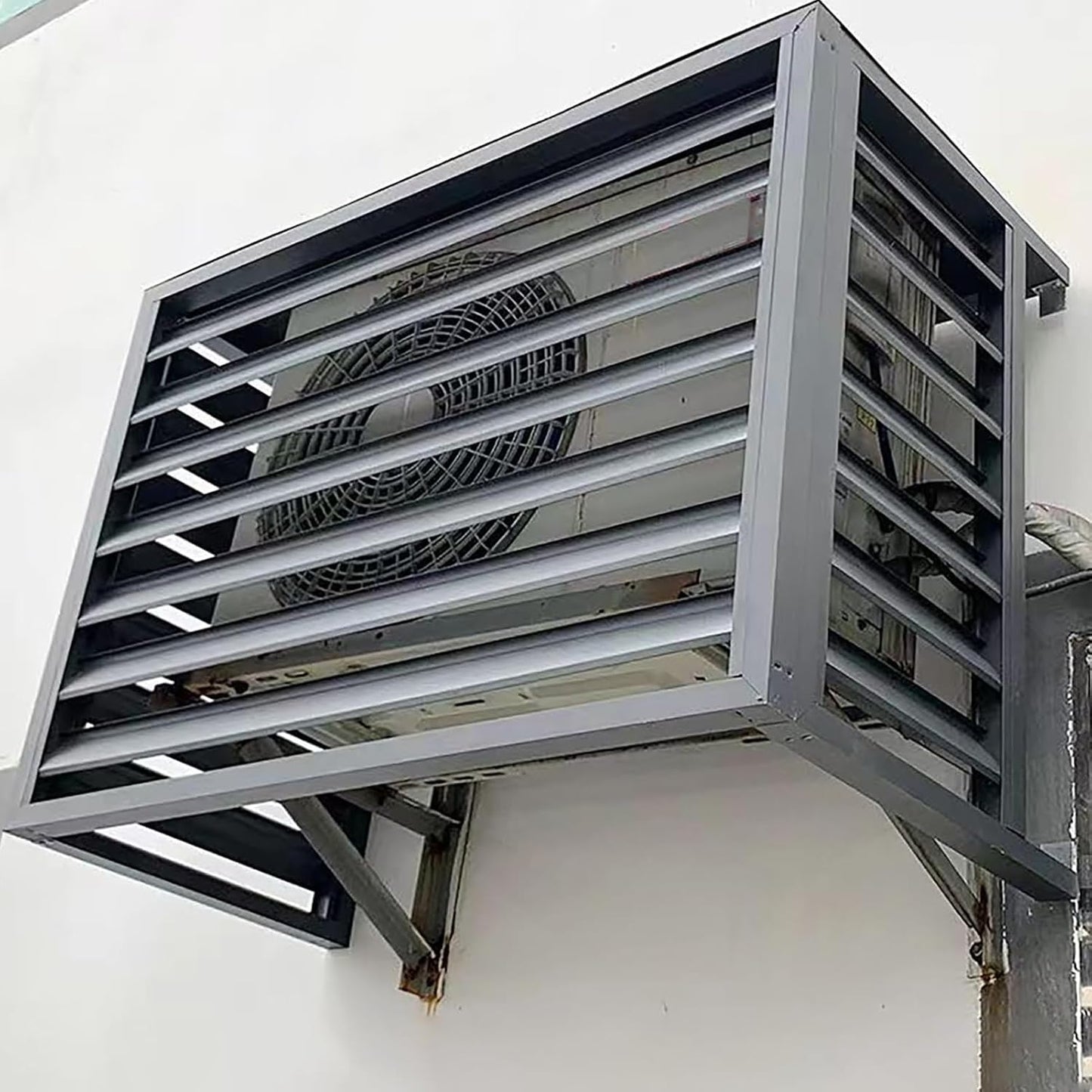 Housse De Protection Antivol Pour Climatiseur Et Pompe à Chaleur En Aluminium, Protection De Confidentialité En Alliage D'aluminium, Barrière Pour équipement De Piscine,