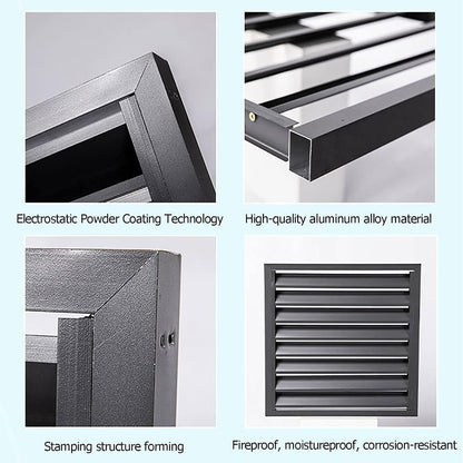 GENERIC Housse De Protection En Aluminium Pour Climatiseur – Housse De Protection Contre Les Intempéries Pour Unités Extérieures, Clôture D'intimité, Protection Centrale Du Climatiseur, Idéale Pour Une