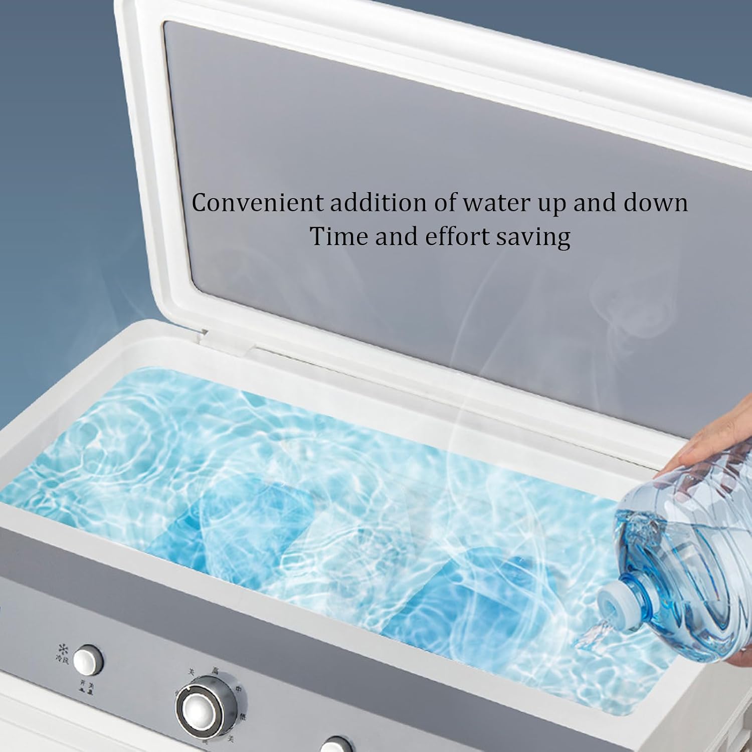 GENERIC Climatiseur Portable, Refroidisseur Par évaporation Avec Réservoir D'eau De 45 L, Trois Vitesses De Vent Réglables, Idéal Pour Hôtels, Restaurants, Ateliers, Supermarchés