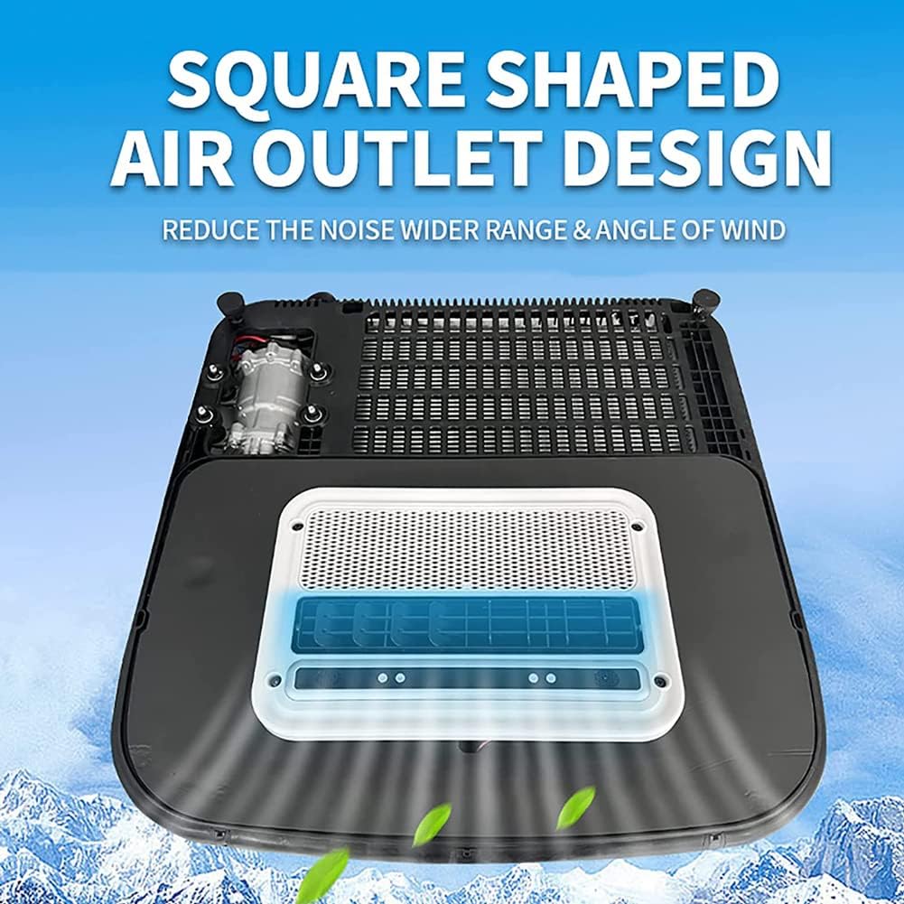  Climatiseur De Toit Électrique Pour Camping-Car, 12 V/24 V, Pour Stationnement, Pour SUV, Camping-Car, Camion, Caravane, Ventilateur 12 V