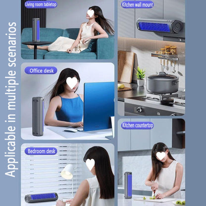  Ventilateur De Refroidisseur D'air De Bureau, Tour De Refroidissement Portable USB à 3 Vitesses Avec Fonctionnement Silencieux Et Conception De Support Mural, Climatisation Silencieuse énergétique Pou