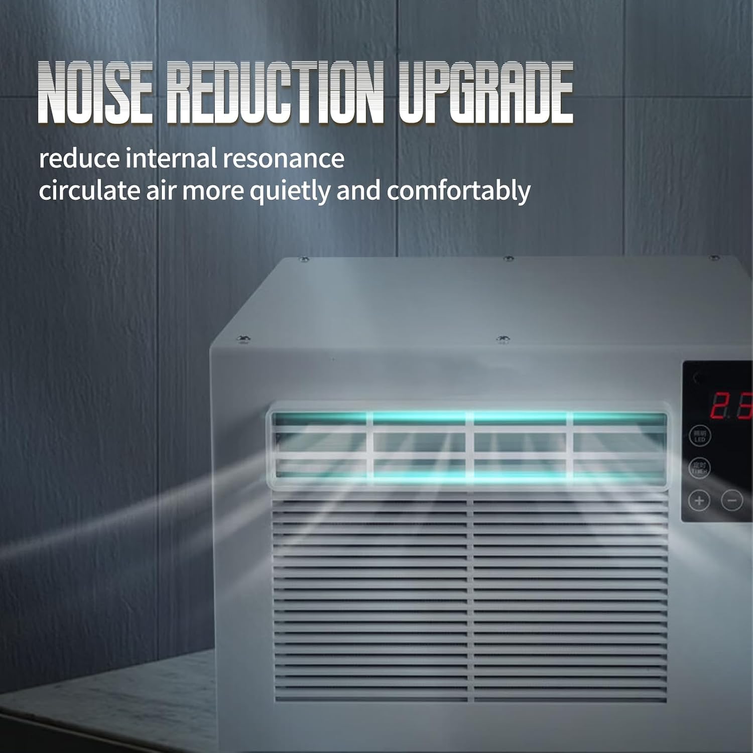  Climatiseur Portable 280W, 1876BTU Mini AC Avec Déshumidificateur Et Moustiquaire.Refroidissement Silencieux Pour Chambre à Coucher, Dortoir.Éconergie, Mobilité Facile.Plug & Play Climate Control.