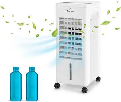  Ufesa Climatiseur Portable A7 3en1, Refroidissement, Ventilation Et Déshumidification, 7000 BTU/jour, Silencieux, Affichage LED, Minuterie 24h, Jusqu'à 12m², Gaz R290, Télécommande