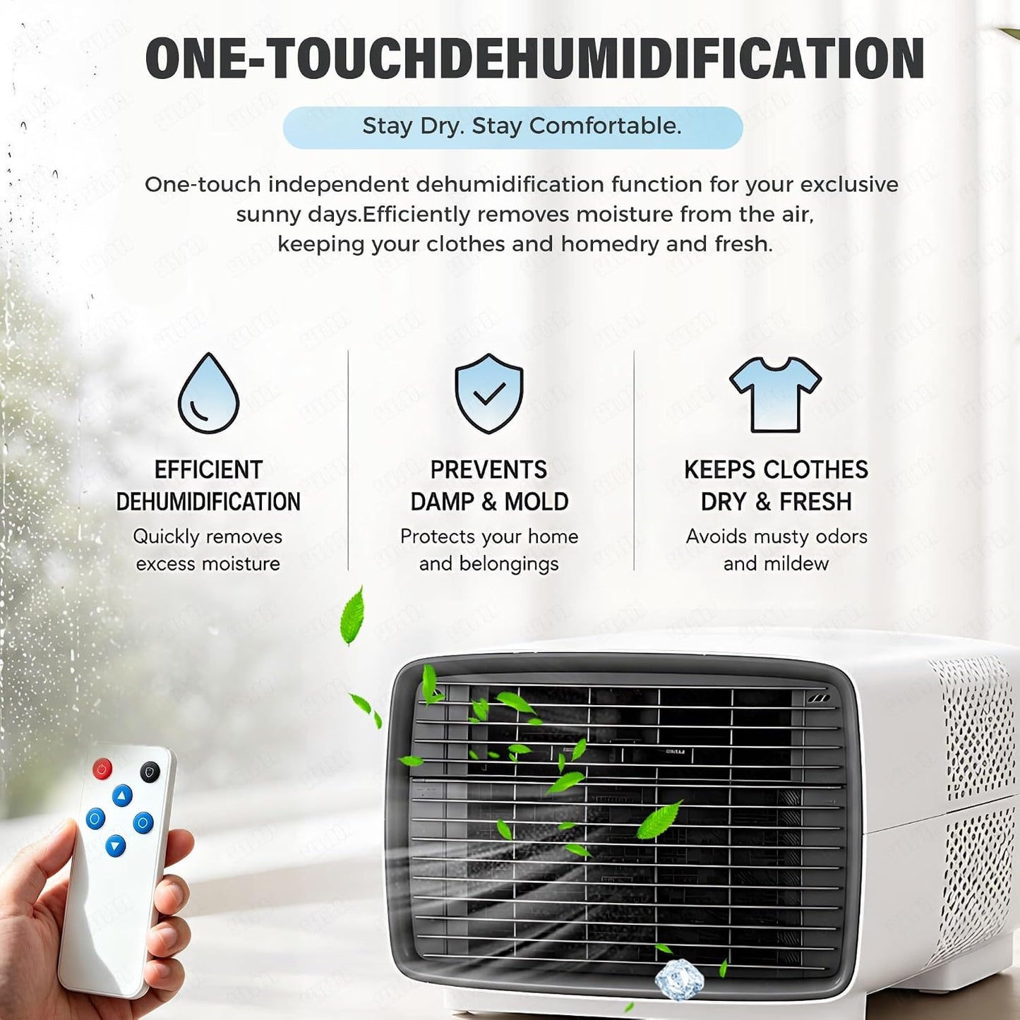  Mini Climatiseur Portable Pour Van, Camping-Car Et Caravane, Refroidissement Rapide 2700 BTU, Petit Climatiseur De Voyage Léger Et Prêt à L'Emploi, Basse Consommation 280W