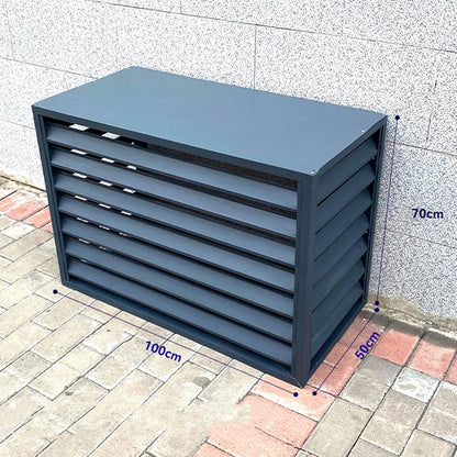  Housse De Climatiseur De Fenêtre Imperméable Et Résistante Avec Aluminium Pour L'extérieur Et La Poubelle, Protège L'unité De Condensation Des Débris