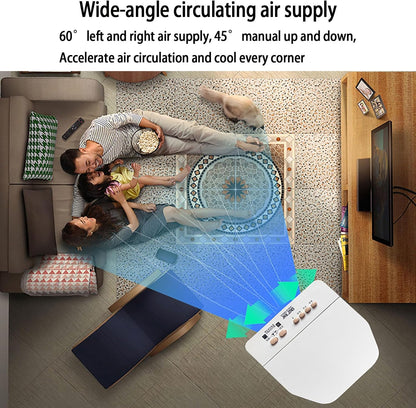 GENERIC Ventilateur De Climatiseur Portable Et Refroidisseur D'évaporation Avec Conception à Distance, Compacte Et Légère Pour Un Refroidissement Efficace à La Maison Ou Au Bureau