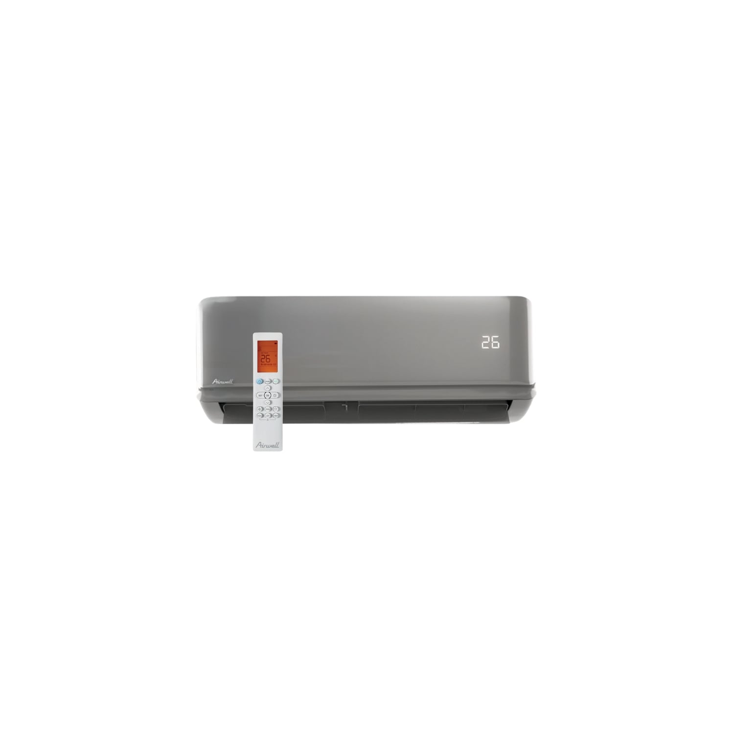  Climatiseur Mural Réversible Hdmb Harmonia Gris 5 Kw Wifi Intégré - Airwell - 7sp024040