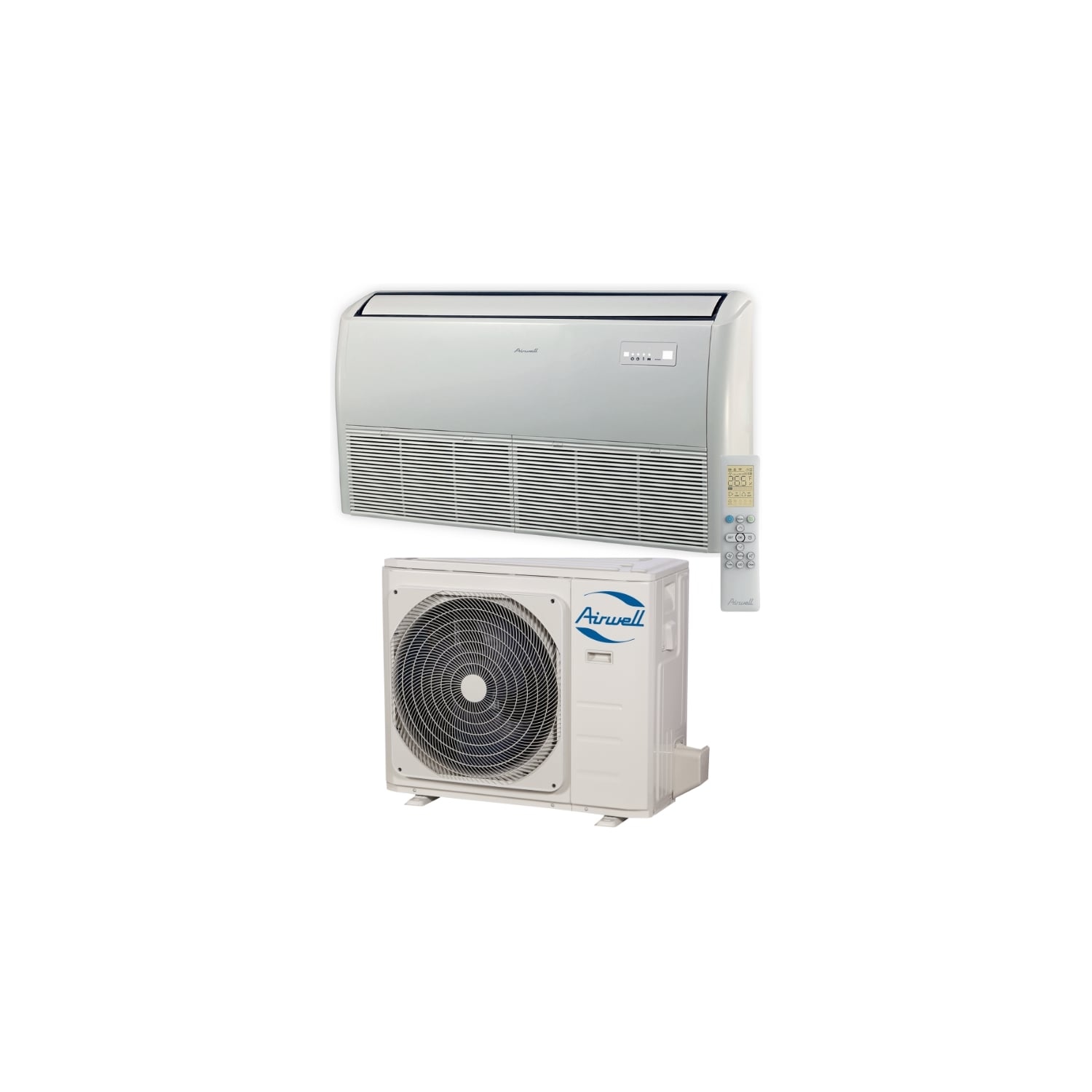  Climatisation Unité Extérieure Ydax Et Unité Intérieure Allège Plafonnier Fdmx 10 Kw - Airwell